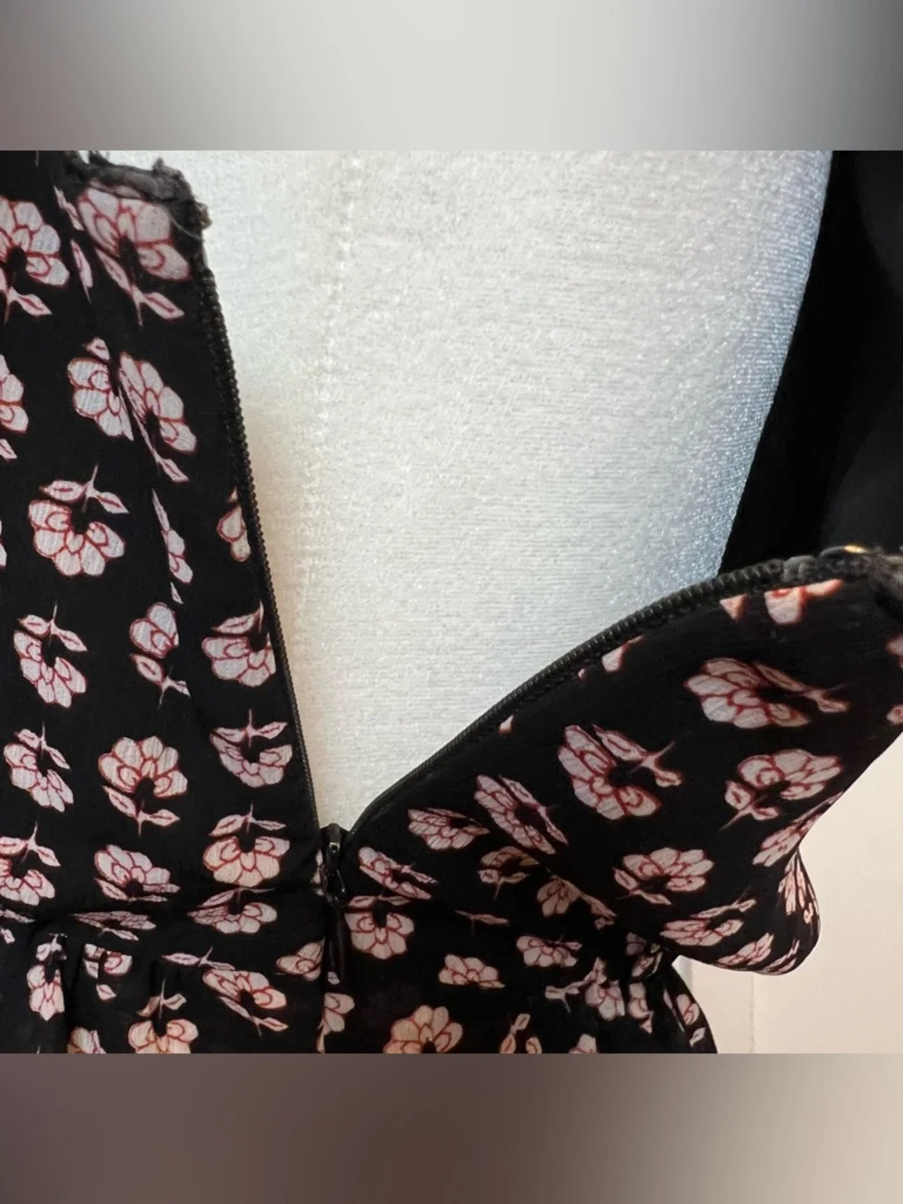 J Crew Sz 0 Floral Summer Dress Ruffle Whimisgoth Fairy Graduation Wedding Guest